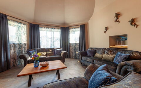 Towan Beach: Interior Design, Ceiling, Furniture, Home, Floor, Flooring, Lighting, Room, Living Room, Couch