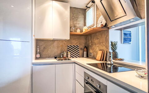 Borgo dei Fiori: Kitchen Appliance, Kitchen, Countertop, Cabinetry, Major Appliance, Interior Design, Home Appliance, Wall, Flooring, Furniture