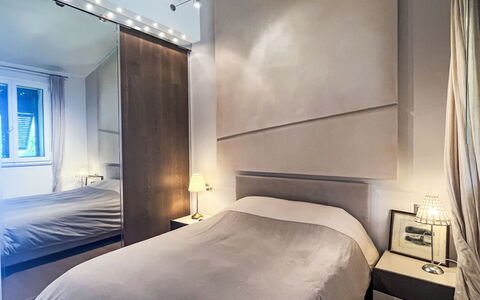 Borgo dei Fiori: Furniture, Interior Design, Bed, Wall, Bedroom, Floor, Flooring, Ceiling, Wood, Room