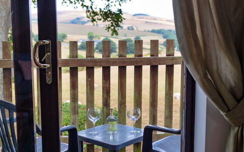 Garth Cottage: Balcony