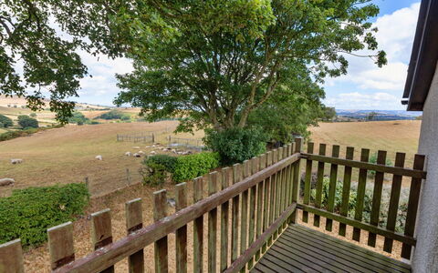 Garth Cottage: Balcony