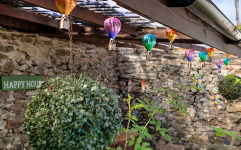 Garth Cottage: Balcony
