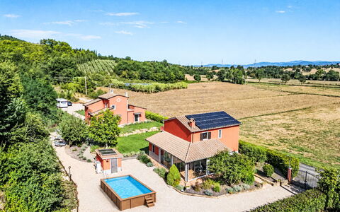 Red House: Cottage, Estate, Garden, Farmhouse, Swimming Pool, Landscaping, Eco Hotel, Backyard, Villa, Plantation