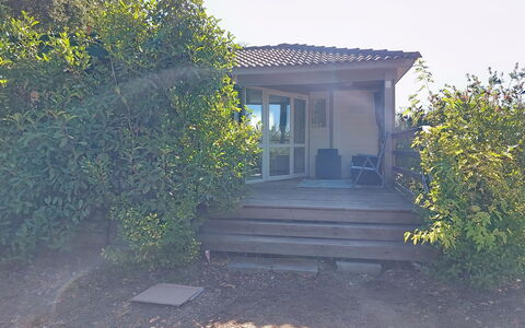 A Casetta: Shrub, Land Lot, Garden, Cottage, Garden Buildings, Backyard, Landscaping, Shade, Estate, Yard