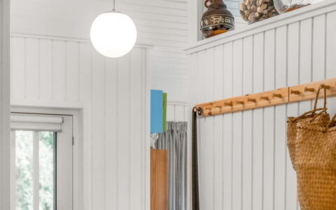 Aisa - 200M from the Sea: Interior Design, Light Fixture, Room, Natural Material, Wood Stain, Lamp, Plank, Lampshade, Chandelier