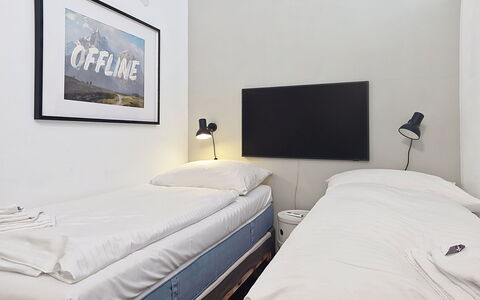 Franz Josef: Interior Design, Bedroom, Apartment, Bed, Bed Frame, Bedding, Bed Sheet, Ceiling, Picture Frame, Throw Pillow