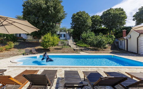 Istria Serenity: Blue, Swimming Pool, Leisure, Recreation, Resort, Shade, Vacation, Outdoor Furniture, Eco Hotel, Estate