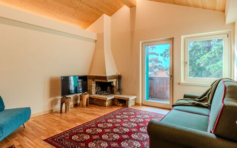 Dorian: Interior Design, Flooring, Floor, Wood, Ceiling, Furniture, Room, Couch, Living Room, Lighting