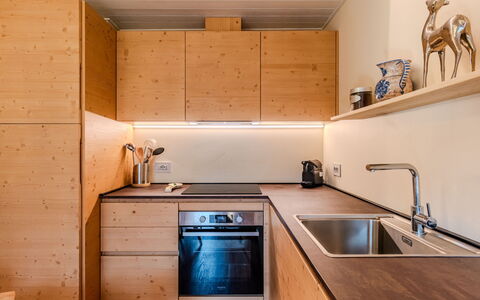 Dorian: Kitchen, Countertop, Wood, Flooring, Cabinetry, Interior Design, Kitchen Sink, Furniture, Sink, Kitchen Appliance