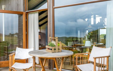 Anita - 400M from the Sea: Wood, Home, Cottage, Hardwood, Chair, Eco Hotel, Wood Stain, Shade, Natural Material, Porch