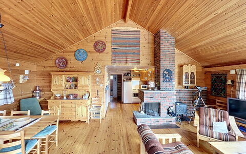 Nonstuo: Wood, Cottage, Home, House, Ceiling, Furniture, Log Cabin, Room, Living Room, Hardwood