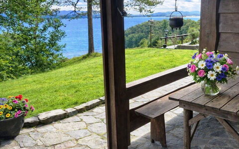 Nonstuo: Furniture, Garden, Outdoor Furniture, Spring, Shade, Landscaping, Yard, Hardwood, Lawn, Wood Stain