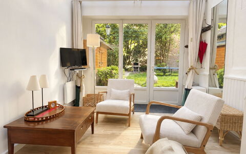 Le Vieux Chalet: Outdoor Furniture, Shrub, House, Outdoor Table, Furniture, Home, Garden, Lawn, Backyard, Estate