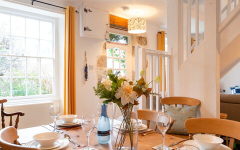 Elm Cottage: Outdoor Furniture, Shrub, House, Outdoor Table, Furniture, Home, Garden, Lawn, Backyard, Estate