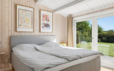 Henryka - 750M from the Sea: Bedroom, Wood, Bed, Interior Design, Flooring, Floor, Furniture, Bedding, Linens, Bed Frame