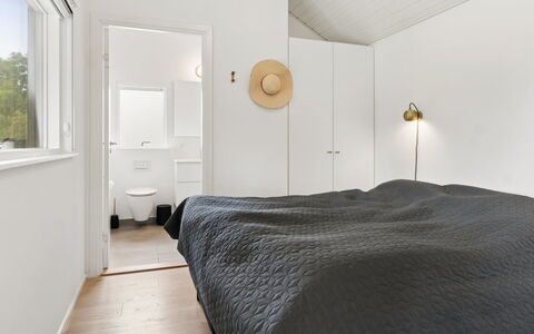 Felicita - 800M from the Sea: Wall, Bedroom, Interior Design, Bed, Flooring, Ceiling, Wood, Floor, Furniture, Bed Sheet