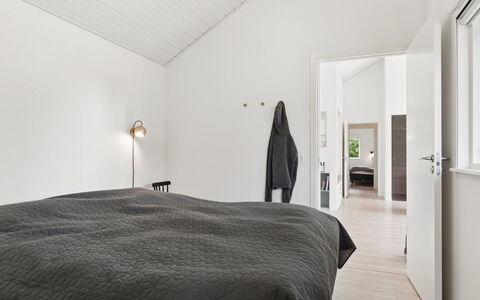 Felicita - 800M from the Sea: Interior Design, Flooring, Ceiling, Wood, Floor, Furniture, Home, Bedroom, Bed, Wood Flooring