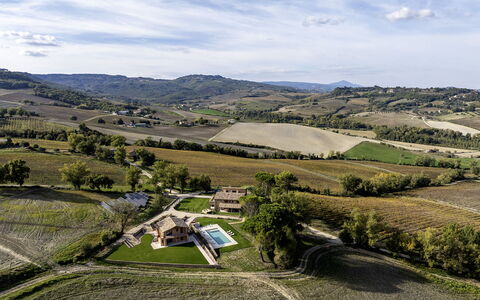 Poggio Ambrato 18, Emma Villas: House, Residential Area, Landscape, Plain, Home, Land Lot, Estate, Rural Area, Cottage, Farmhouse