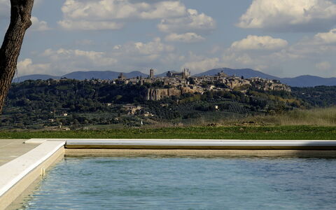Poggio Ambrato 18, Emma Villas: Horizon, Landscape, Swimming Pool, Evening