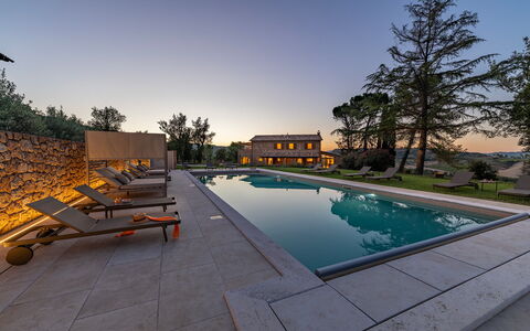Poggio Ambrato 18, Emma Villas: Blue, Swimming Pool, Estate, Resort, Eco Hotel, Villa, Landscaping, Hacienda, Farmhouse, Shade