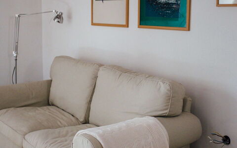 Marijana: Furniture, Couch, Interior Design, Flooring, Floor, Textile, Living Room, Room, Table, Cushion