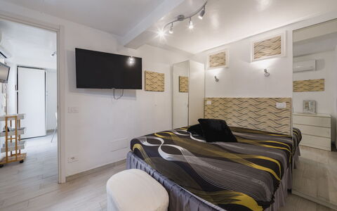 Dimora Little Dream: Furniture, Bed, Interior Design, Bedroom, Flooring, Floor, Wall, Bedding, Room, Bed Sheet