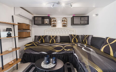 Dimora Little Dream: Interior Design, Furniture, Flooring, Floor, Textile, Room, Lighting, Ceiling, Bedroom, Bed