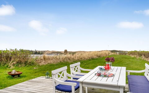 Aaran - 100M from the Sea: Furniture, Sky, Blue, Chair, Table, Outdoor Furniture, Outdoor Table, Kitchen & Dining Room Table, Deck, Resort