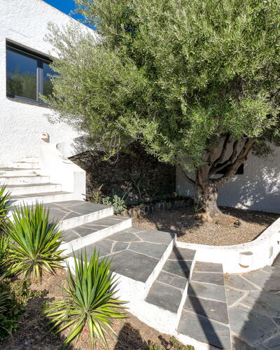 S'Alqueria Petita: Shrub, Rock, Garden, Landscaping, Flagstone, Yard, Walkway, Backyard, Stairs, Botanical Garden