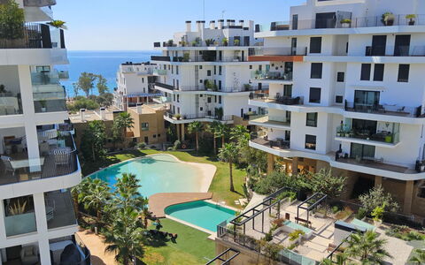 Residencial Áster: Residential Area, Apartment, Neighbourhood, Condominium, Balcony, Resort, Mixed-Use, Hotel, Swimming Pool