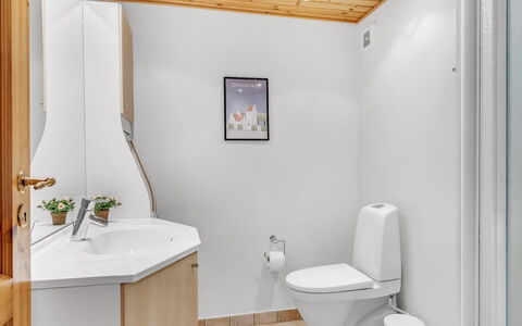 Terese - 200M to the Fjord: Plumbing Fixture, Flooring, Interior Design, Floor, Bathroom, Sink, Toilet, Toilet Seat, Ceiling, Plumbing