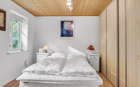 Terese - 200M to the Fjord: Flooring, Interior Design, Floor, Furniture, Wood, Bedroom, Ceiling, Bed, Wood Flooring, Room