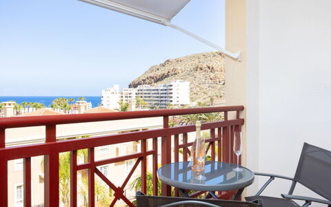 Balandros Sun: Furniture, Apartment, Interior Design, Ceiling, Chair, Living Room, Balcony, Kitchen & Dining Room Table, Wood Stain