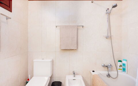 Balandros Sun: Bathroom, Plumbing Fixture, Toilet Seat, Toilet, Flooring, Sink, Bathroom Sink, Floor, Interior Design, Tap