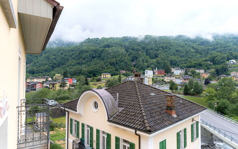Acquarossa 13: Residential Area, Home, House, Human Settlement, Balcony, Suburb, Village, Mountain Village