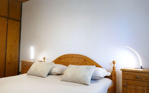Ca' Angiulin: Bed, Wall, Furniture, Interior Design, Bedroom, Wood, Bed Sheet, Bedding, Floor, Ceiling