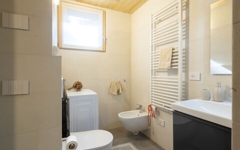 Crestun Design Duplex: Interior Design, Flooring, Floor, Wall, Plumbing Fixture, Bathroom, Wood, Sink, Tap, Room