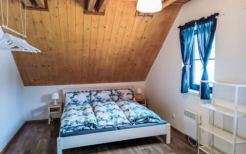 Donut Retreat 2: Flooring, Bedroom, Bedding, Bed, Bed Frame, Linens, Bed Sheet, Hardwood, Mattress, Wood Flooring