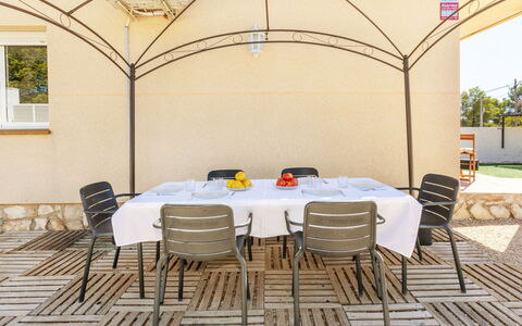 Villa Danou: Flooring, Bedroom, Bedding, Bed, Bed Frame, Linens, Bed Sheet, Hardwood, Mattress, Wood Flooring