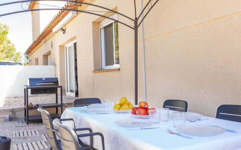 Villa Danou: Flooring, Bedroom, Bedding, Bed, Bed Frame, Linens, Bed Sheet, Hardwood, Mattress, Wood Flooring
