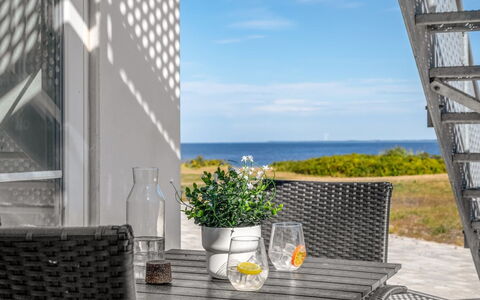 Alban - 50M to the Fjord: Furniture, Outdoor Furniture, Chair, Outdoor Table, Balcony, Shade, Deck, Kitchen & Dining Room Table, Hardwood, Aluminium