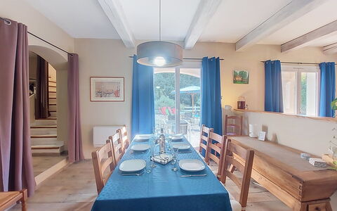 Moun Pantai: Furniture, Interior Design, Chair, Table, Wood, Flooring, Kitchen & Dining Room Table, Dining Room, Floor, Lighting