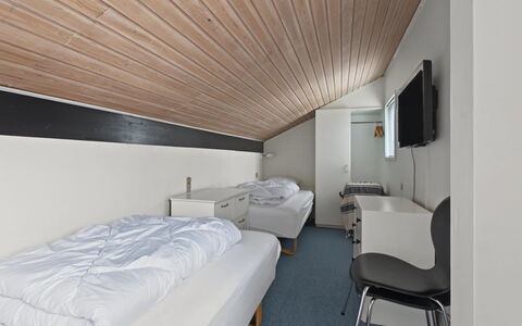 Kielo - 700M from the Sea: Bedroom, Bed, Bed Sheet, Ceiling, Bedding, Interior Design, Bed Frame, Floor, Linens, Room
