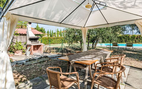 Podere degli Ulivi: Swimming Pool, Outdoor Furniture, Garden, Furniture, Resort, Shade, Eco Hotel, Backyard, Leisure, Chair