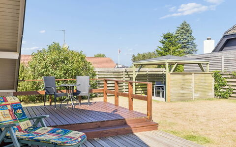 Aster - 100M from the Sea: Home, Deck, Shade, Outdoor Furniture, Eco Hotel, Porch, Hardwood, Cottage, Plank, Garden