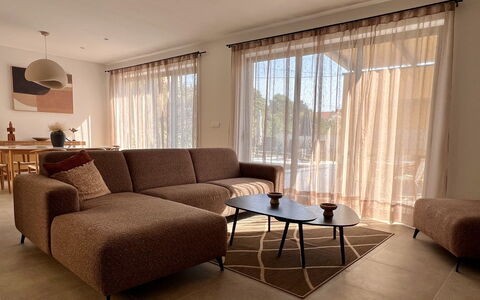 Grandpa Pouls Heritage, Heated Pool: Furniture, Interior Design, Flooring, Couch, Wall, Floor, Wood, Ceiling, Living Room, Room