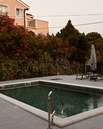 Grandpa Pouls Heritage, Heated Pool: Swimming Pool, Outdoor Furniture, Resort, Umbrella, Composite Material, Sunlounger, Leisure, Water Feature, Chair, Shade