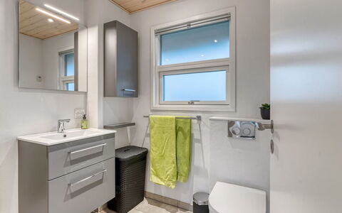 Takenya - 400M from the Sea: Flooring, Plumbing Fixture, Interior Design, Floor, Bathroom Cabinet, Sink, Ceiling, Plumbing, Tap, Bathroom