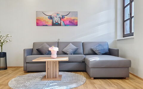 Radstadt 26: Furniture, Interior Design, Couch, Flooring, Floor, Wood, Living Room, Home, Textile, Cushion