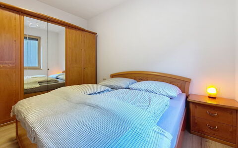 Oberladstätter: Bed, Bedroom, Interior Design, Bed Sheet, Bedding, Wood, Floor, Room, Flooring, Furniture